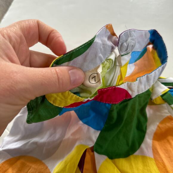 Anan Girls' Multicolor Polkadot Dress - Size 7 - Picture 6 of 9